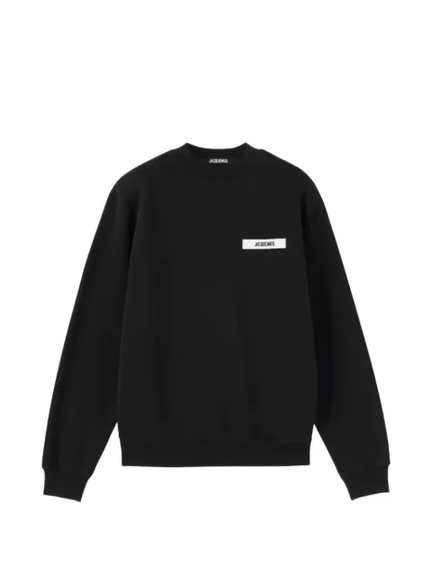 Jacquemus logo-patch sweatshirt