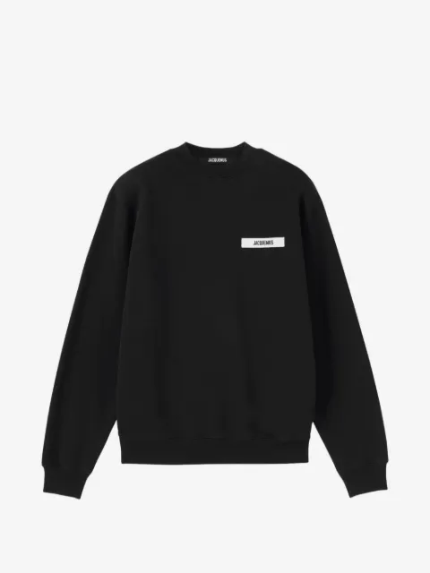 Jacquemus logo-patch sweatshirt
