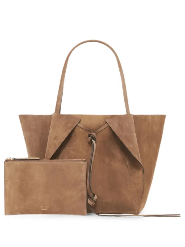 Gabriela Hearst Marija Suede Tote Bag in Brown