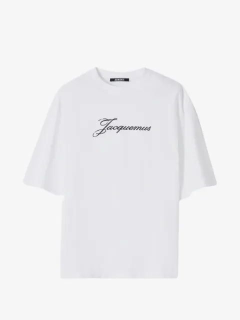 Jacquemus playera con logo estampado