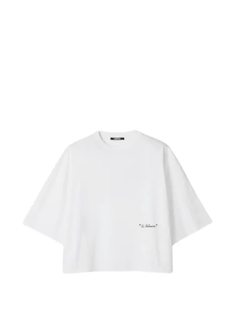 Jacquemus camiseta Le Palmierr con logo