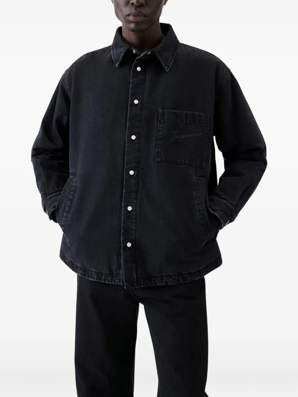 Jacquemus Denim overhemd Zwart