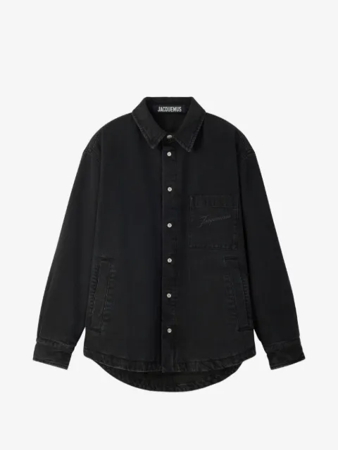 Jacquemus camisa de mezclilla con botones