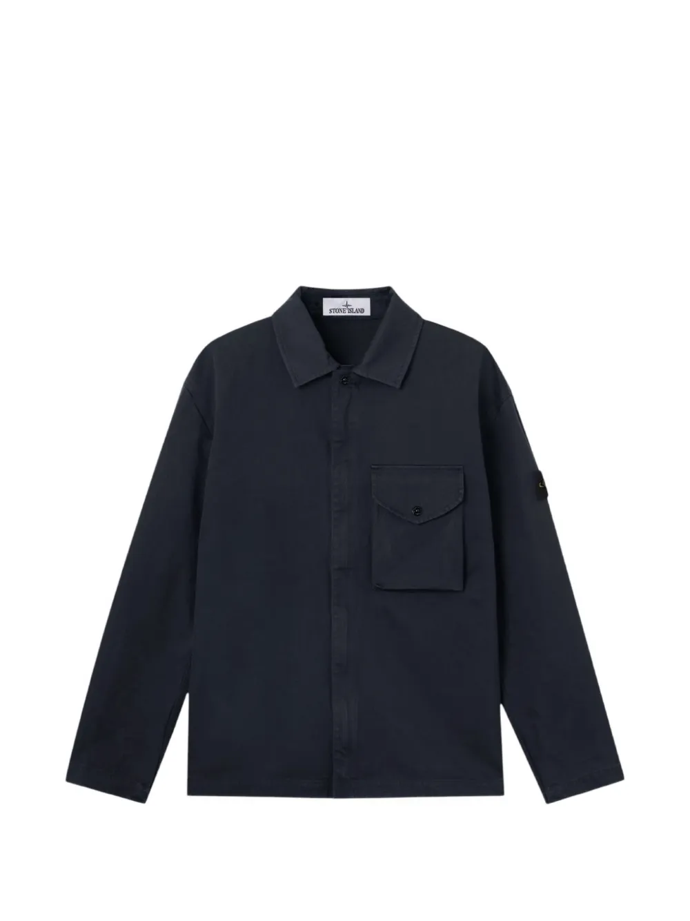 Stone Island Camicia con applicazione Compass - Blu