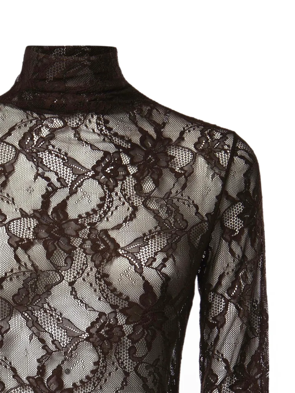 THE ANDAMANE Bodysuit met lange mouwen Bruin