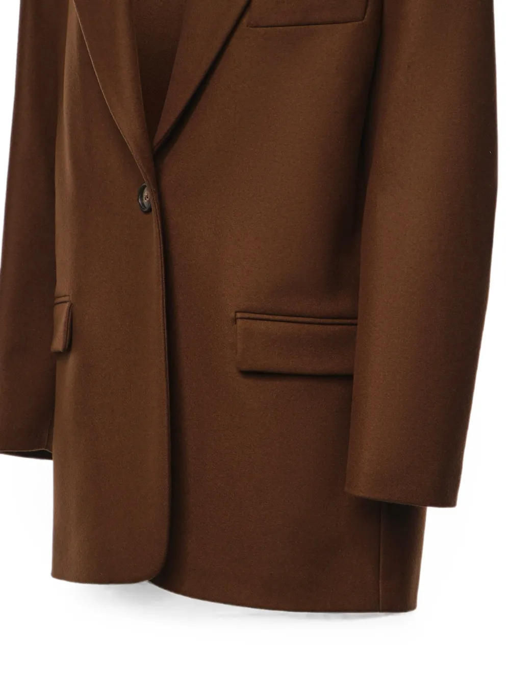 THE ANDAMANE Blazer met enkele rij knopen Bruin