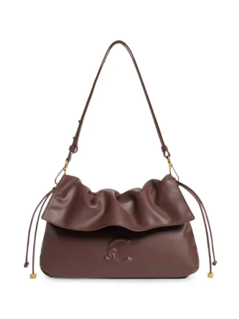 Coccinelle Borsa a spalla Lidia con logo goffrato