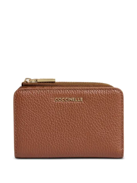 Coccinelle Metallic Soft grained leather wallet