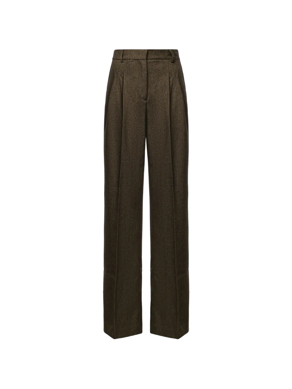 THE ANDAMANE pleated tailored trousers - Marrone