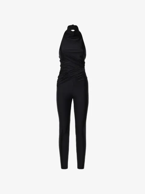 THE ANDAMANE mono largo con cuello halter