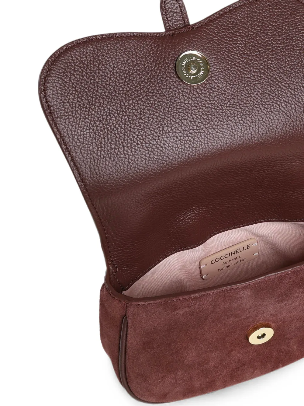 Coccinelle Suède shopper Bruin
