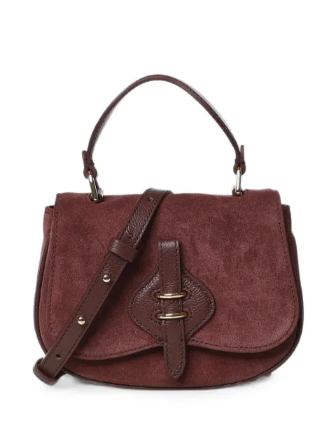 Coccinelle Bolsa tote de camurça e couro