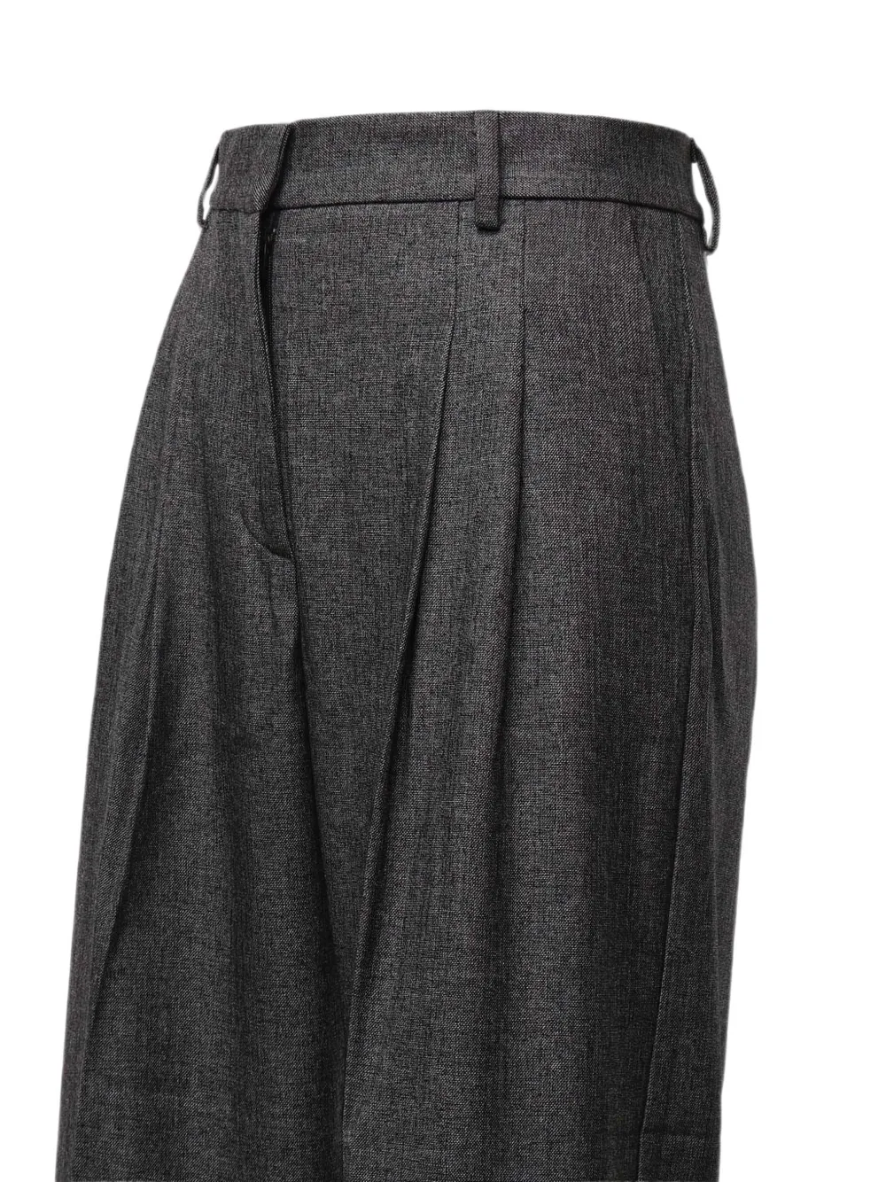 THE ANDAMANE Geplooide pantalon Grijs