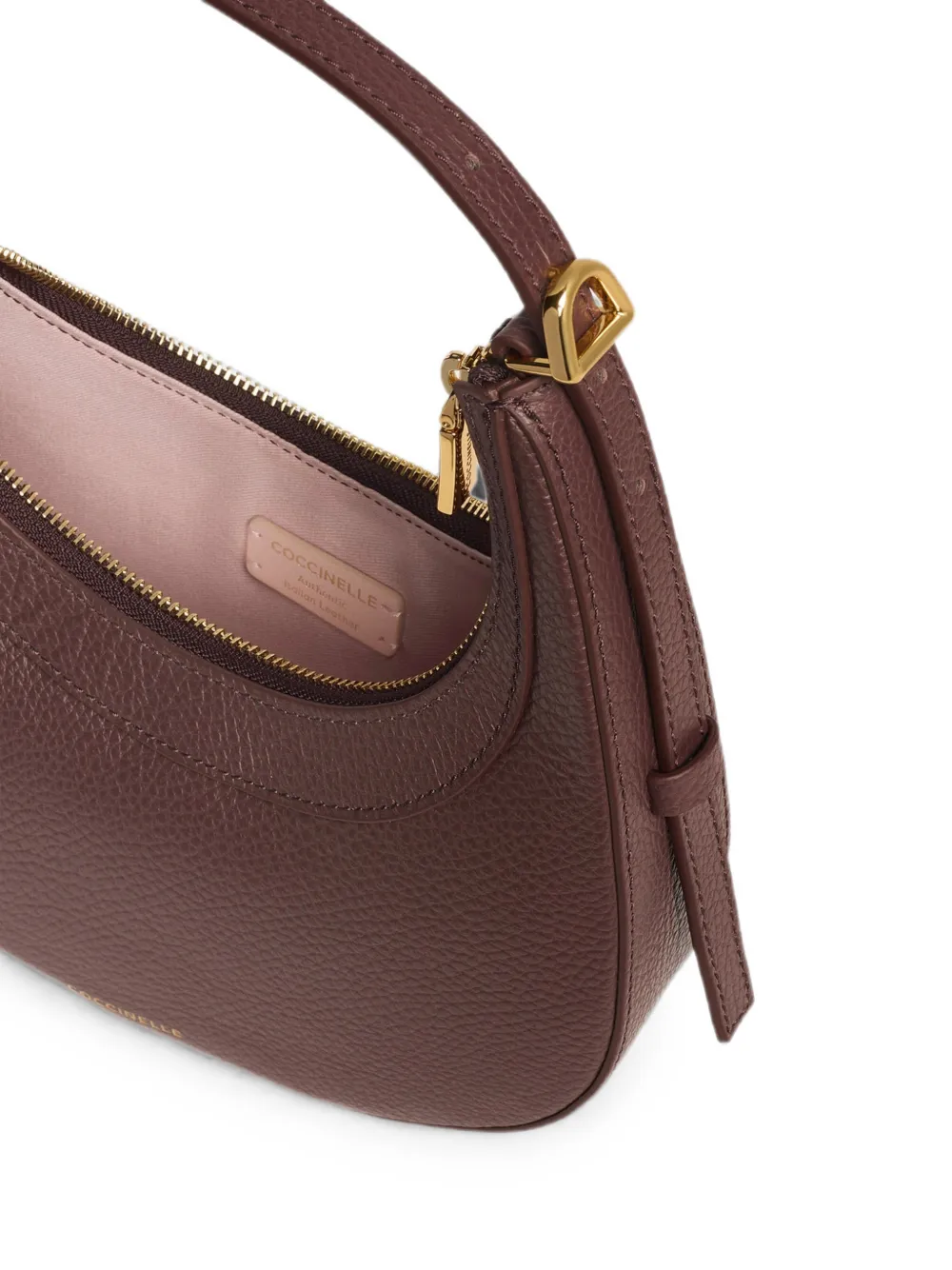 Coccinelle Whisper bewerkte leren shopper Rood
