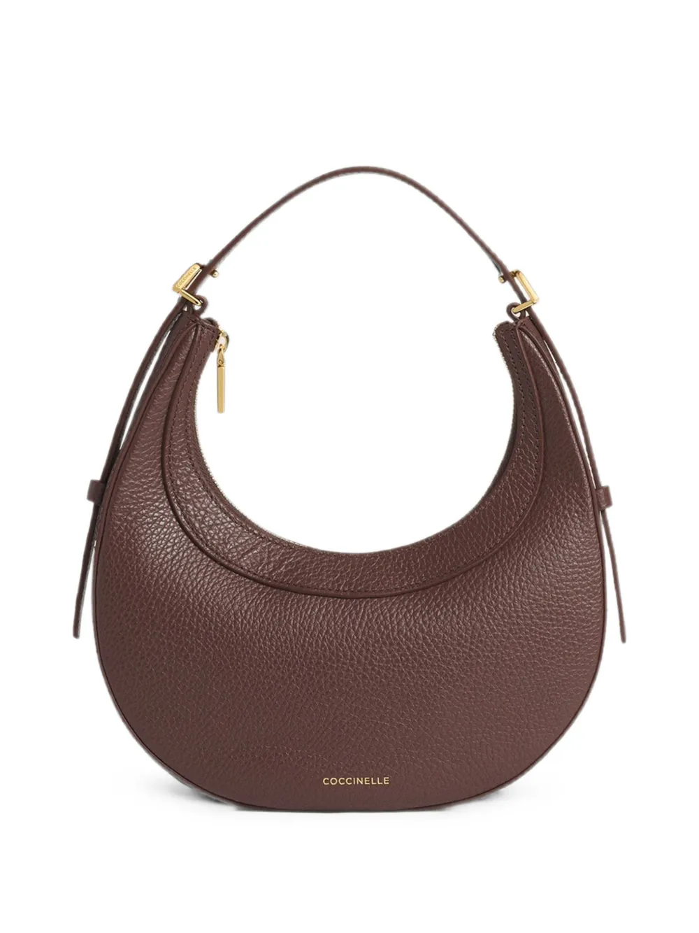 Coccinelle Whisper Pebbled-leather Tote Bag In Red