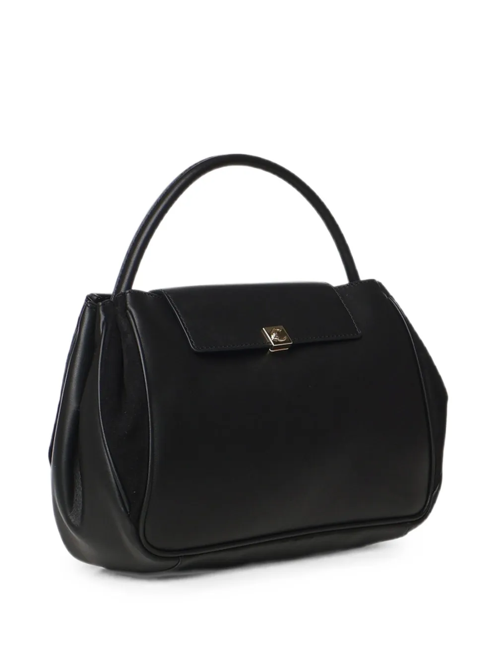 Coccinelle Shopper met leren vlak Zwart