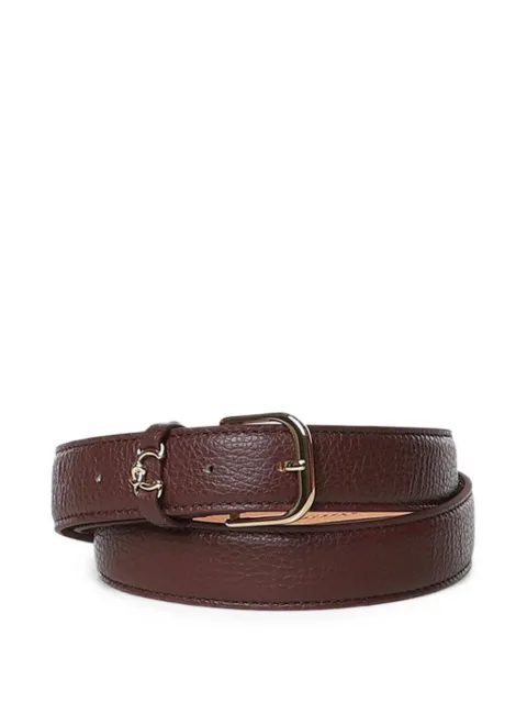 Coccinelle Metal Loop logo-plaque belt