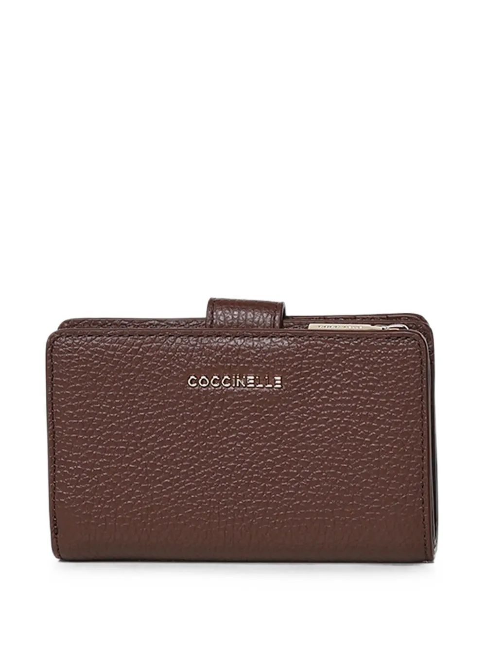 Coccinelle Metallic Soft wallet - Braun