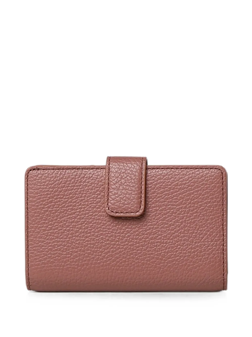 Coccinelle Metallic Soft portemonnee met drukknoop Roze