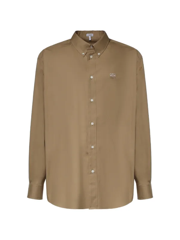 Loewe Shirt in Cotton in Neutrals