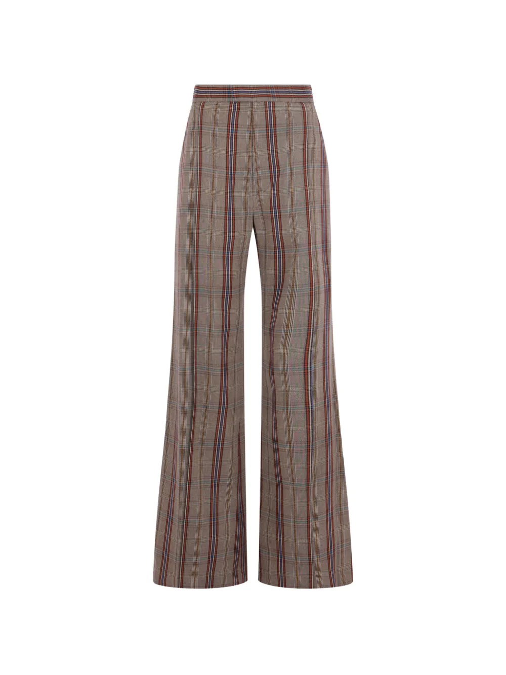 Vivienne Westwood checked wide-leg trousers - Braun