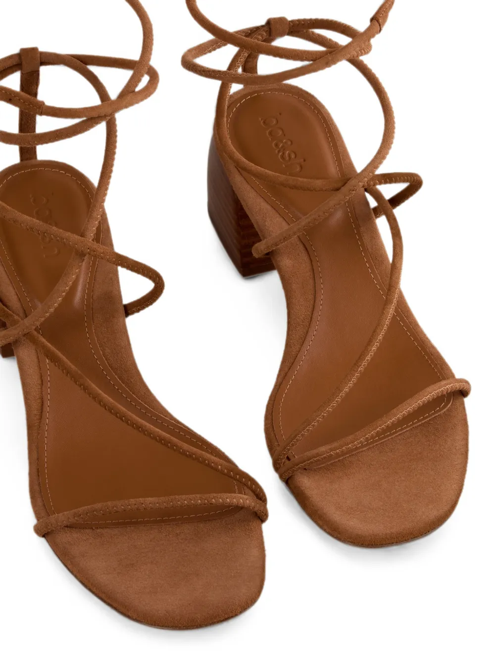 Ba&Sh Suede heeled sandals Bruin