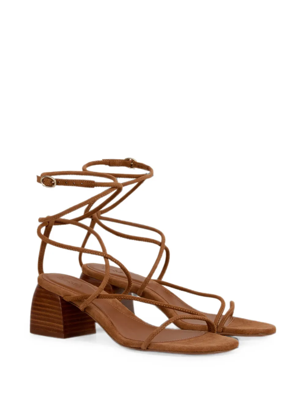 Ba&Sh Suede heeled sandals Bruin