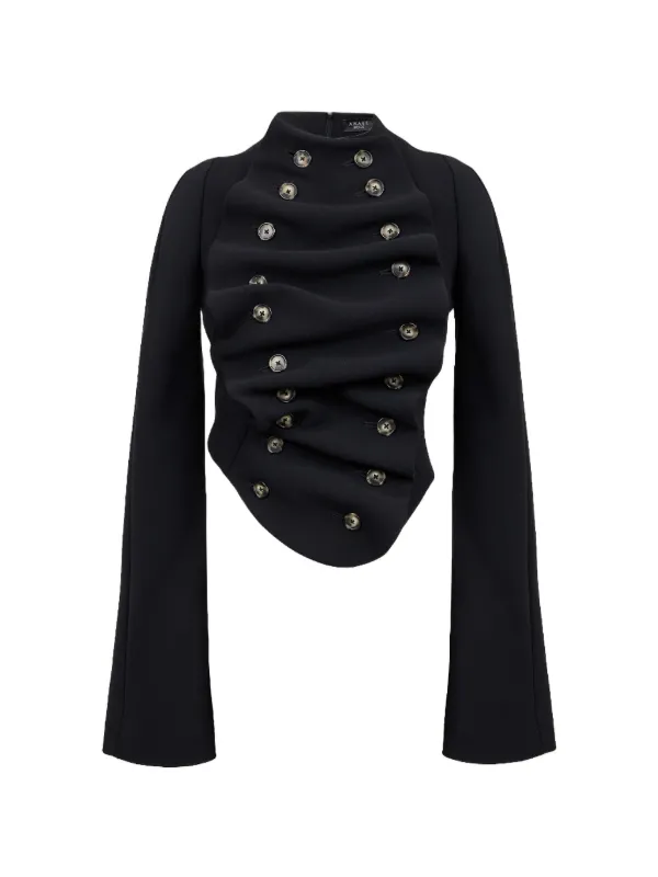 A.W.A.K.E. Mode Bib-front Structured Jacket in Black