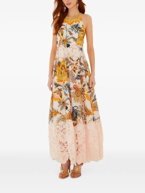 FARM Rio Ligia floral lace Lenzing™ Ecovero™ Euroflax™ maxi dress