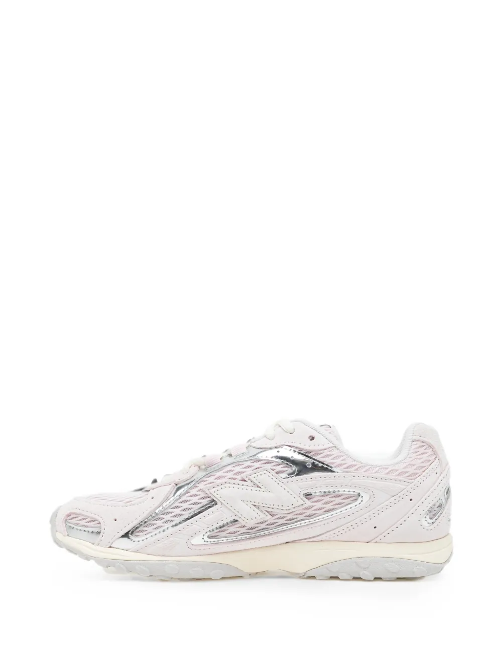 New Balance Sneakers met kooi-detail en vetersluiting Roze
