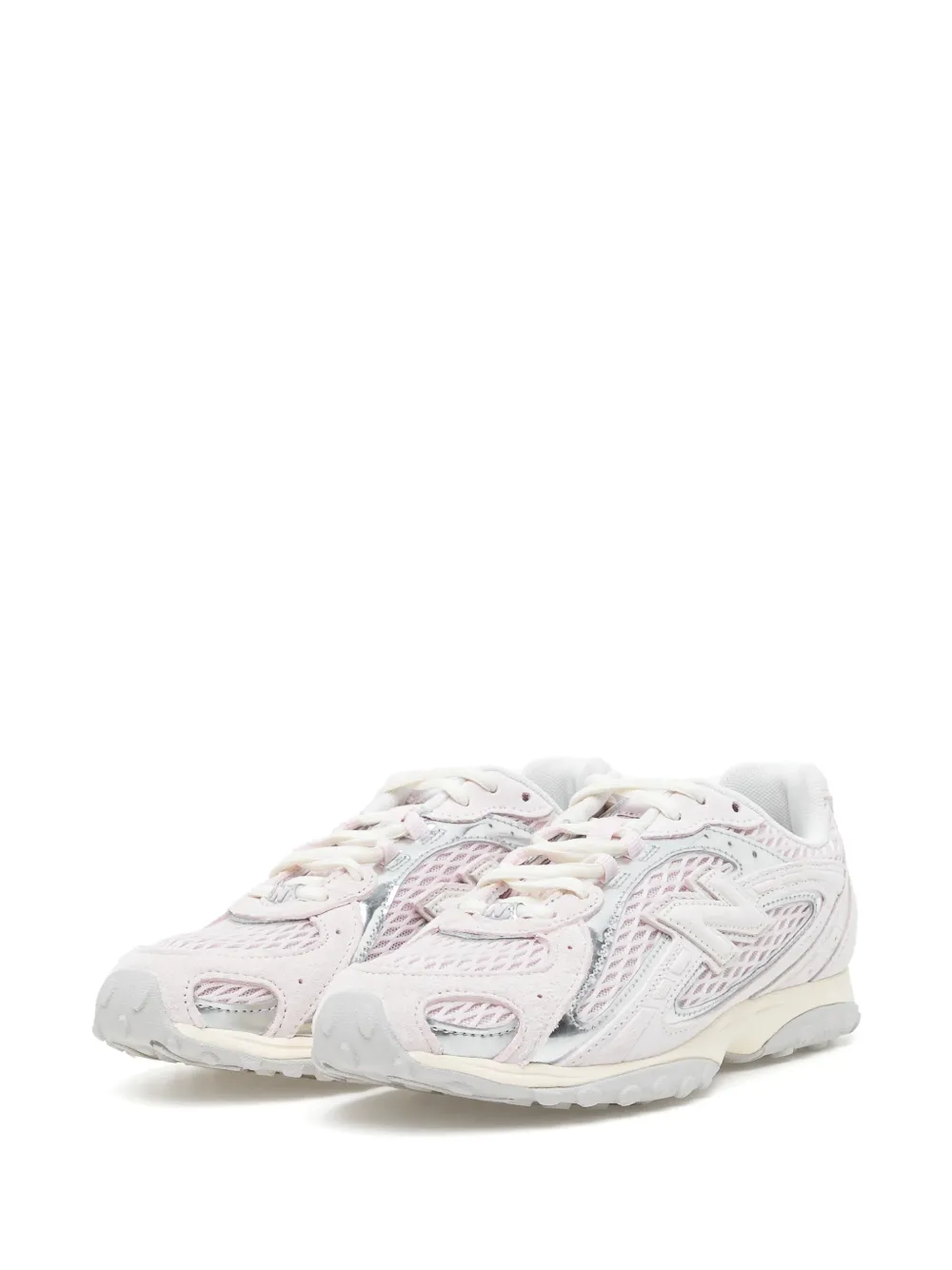 New Balance Sneakers met kooi-detail en vetersluiting Roze