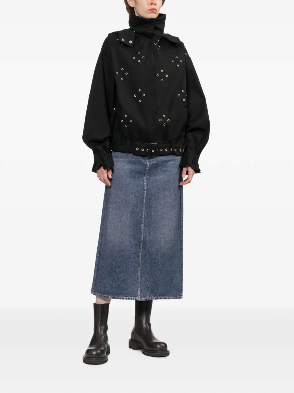 rag & bone Denim rok Blauw