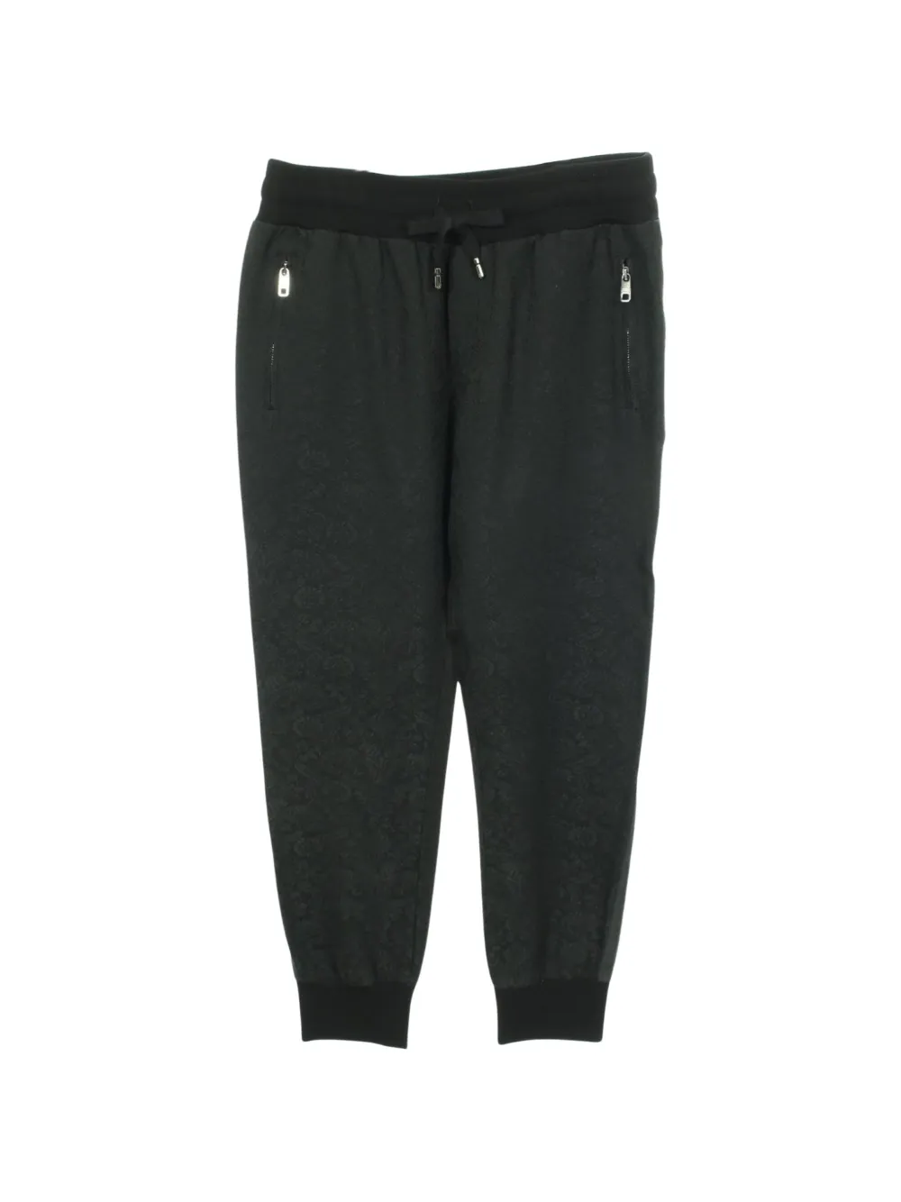 Dolce & Gabbana Pre-Owned 2010s Jogginghose mit Paisleymuster - Schwarz