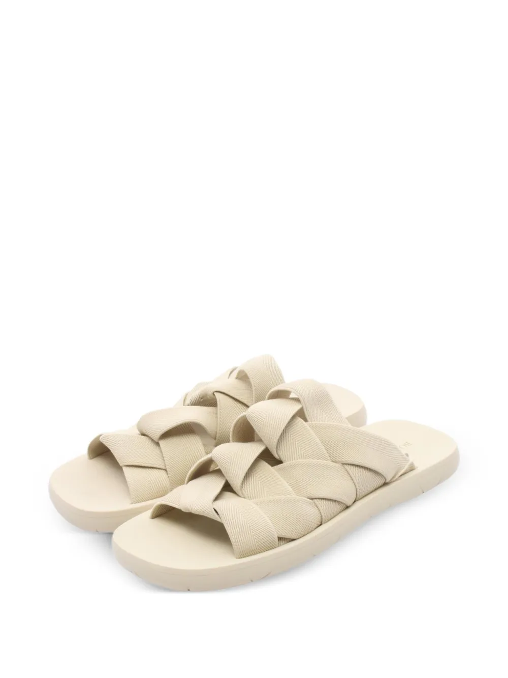 Bottega Veneta Pre-Owned 2020s Starfish Intrecciato Pantoletten - Nude