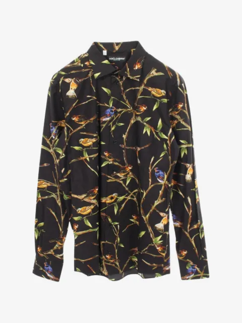 Dolce & Gabbana Pre-Owned 2020s bird-print shirt