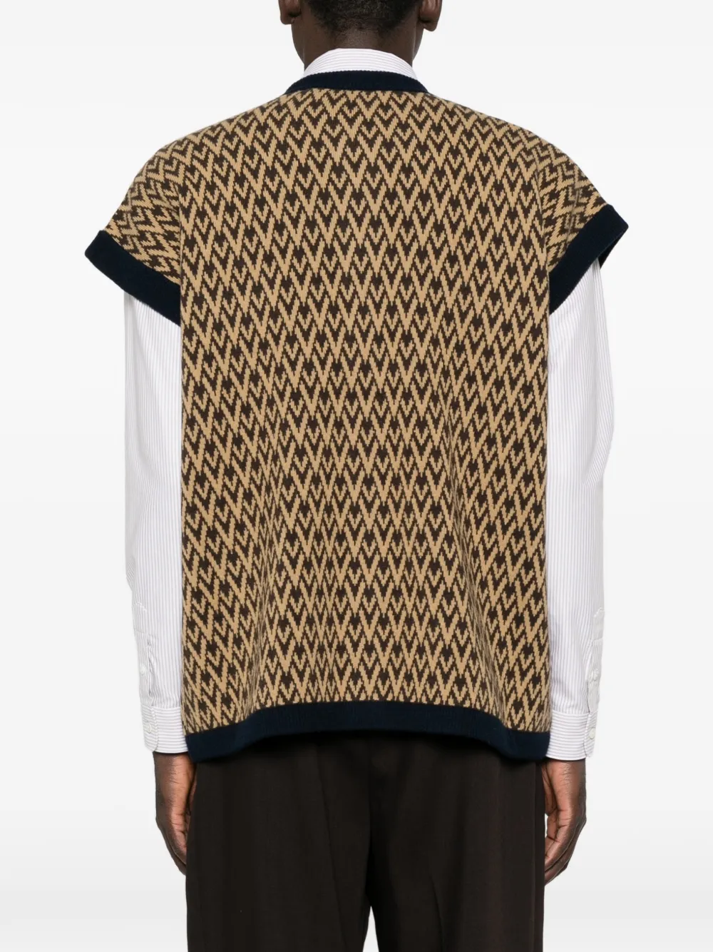 Valentino Garavani Toile Iconographe button-up cardigan Beige