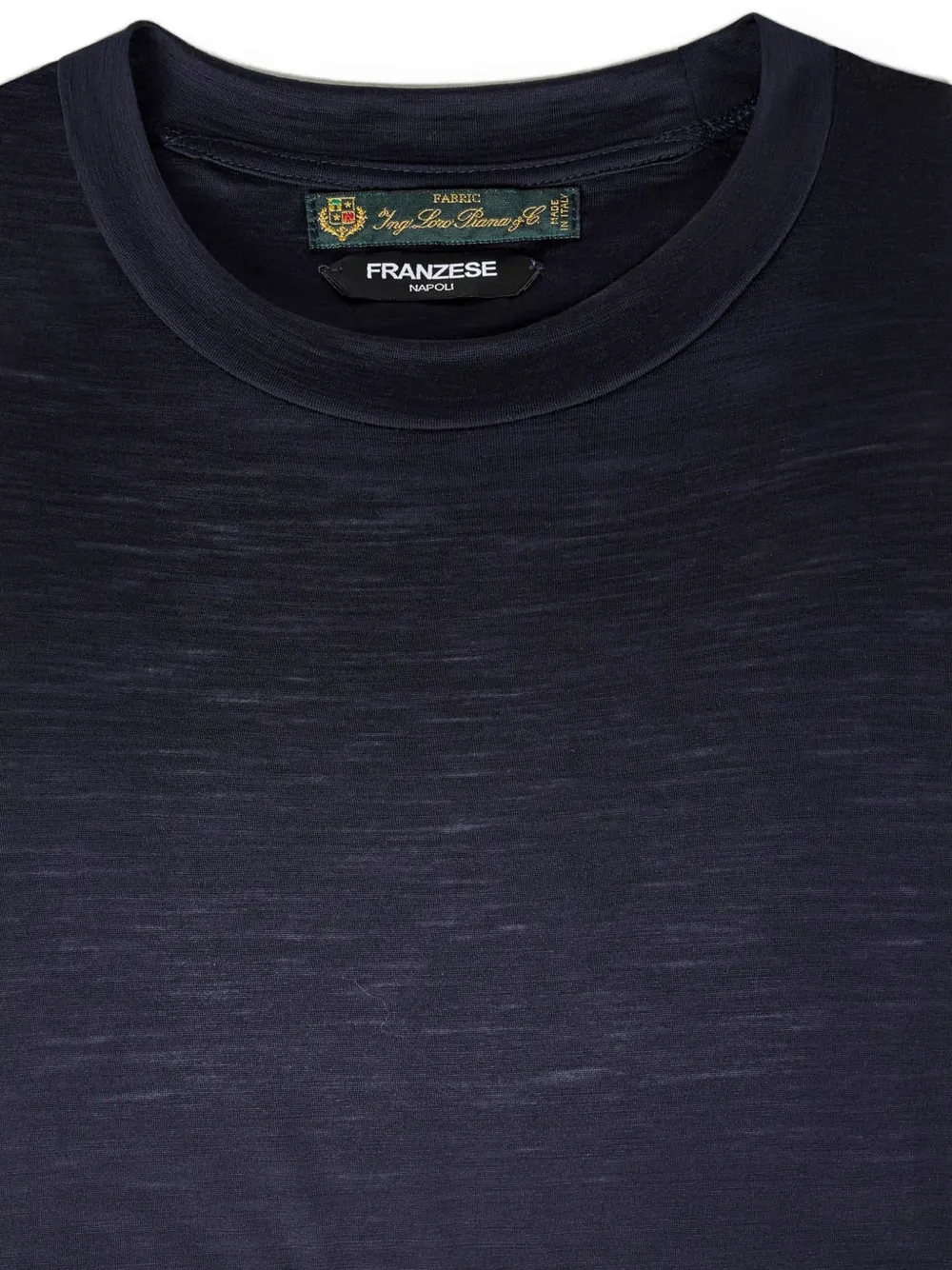 FRANZESE COLLECTION Capital wool T-shirt Blauw