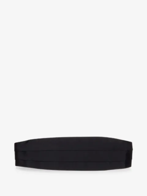 TOM FORD pleated silk cummerbund