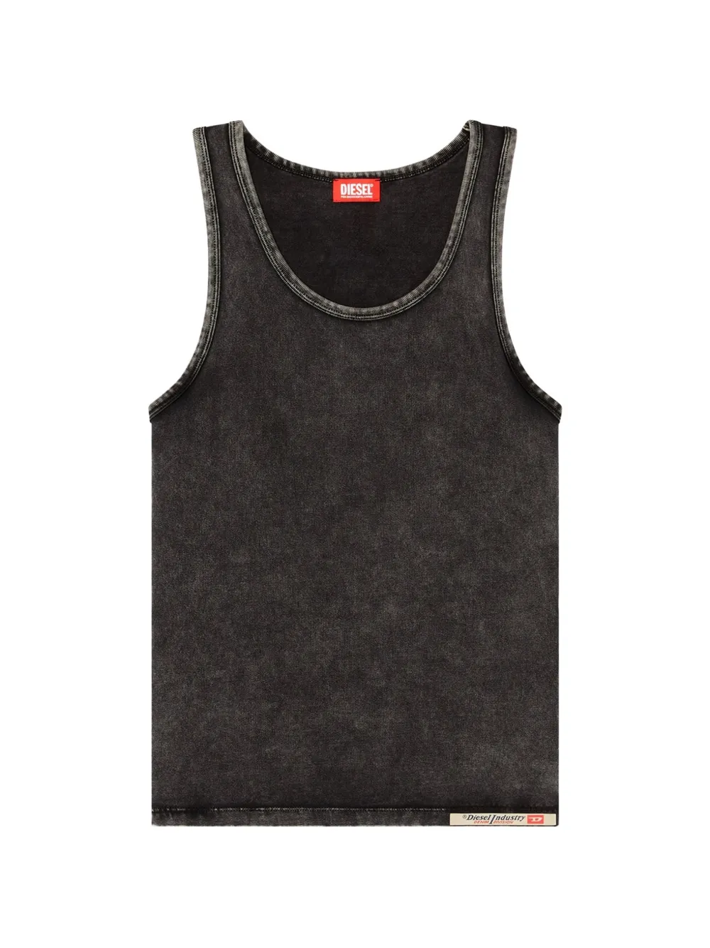 Diesel logo-patch tank top - Nero