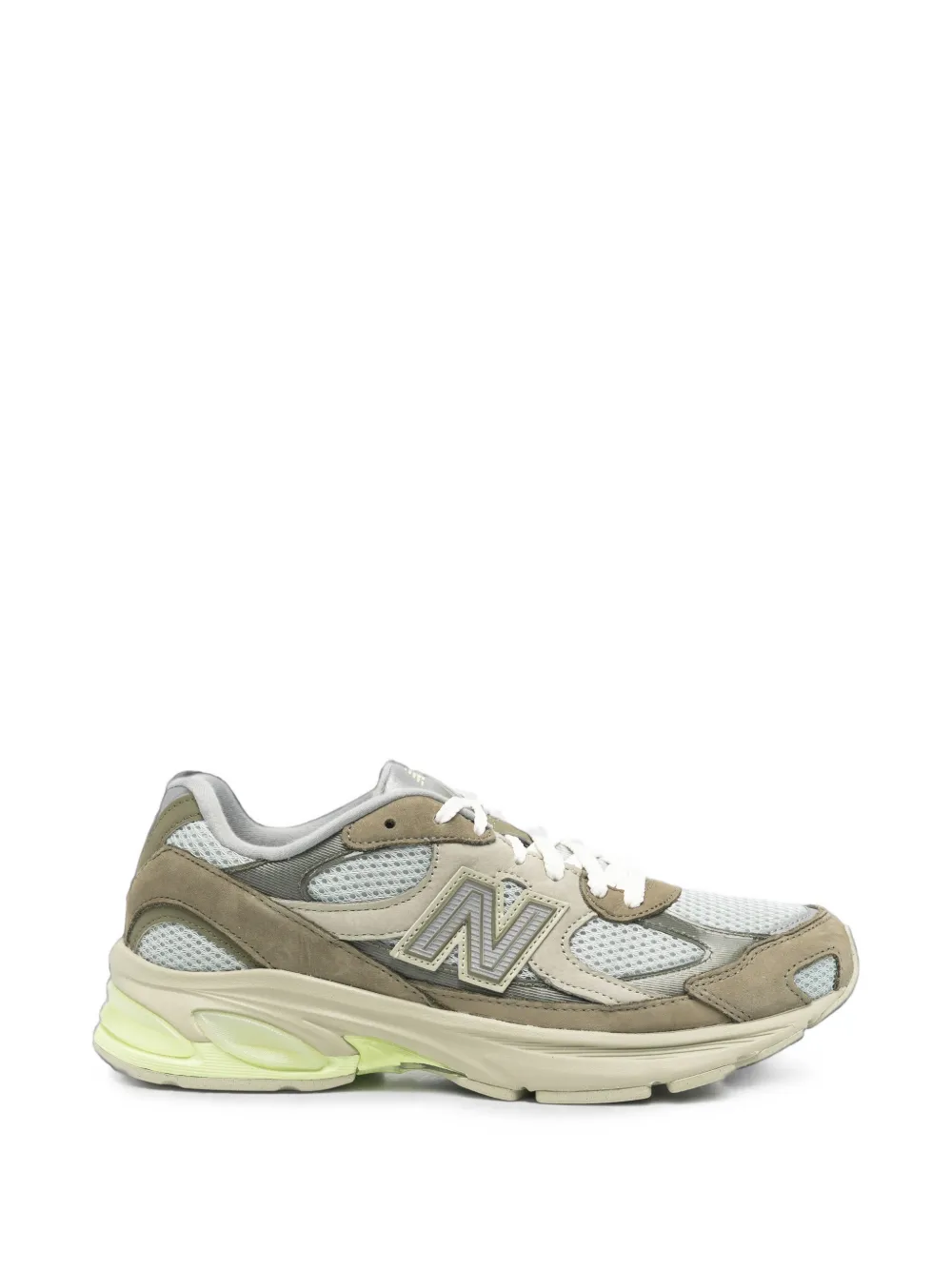 New Balance panelled mesh-insert sneakers - Grigio