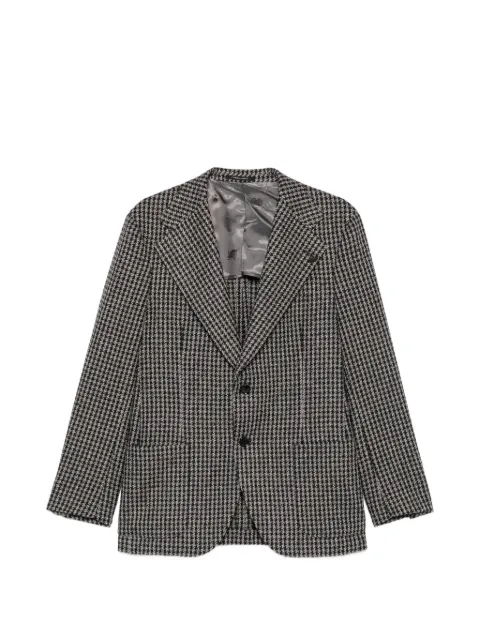 Gabriele Pasini houndstooth-pattern single-breasted blazer