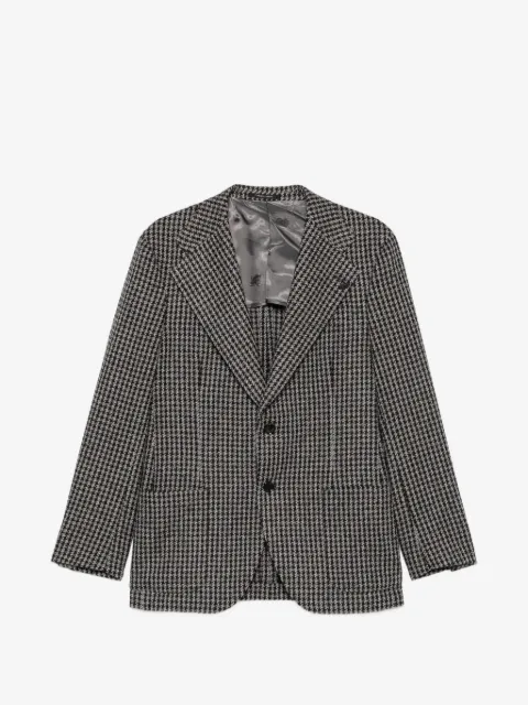 Gabriele Pasini houndstooth-pattern single-breasted blazer