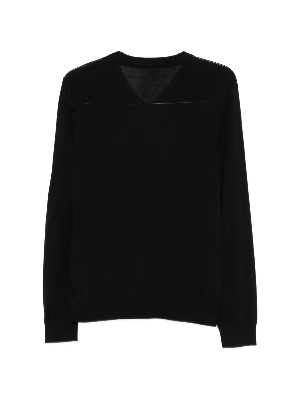 Paul Smith Trui van merinowol met V-hals Zwart