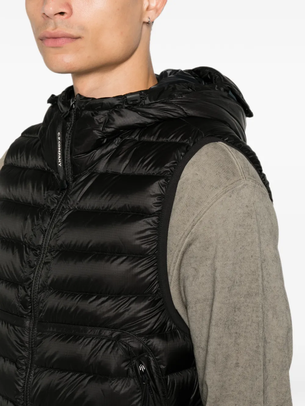 C.P. Company DD Shell bodywarmer met voorzakken Zwart
