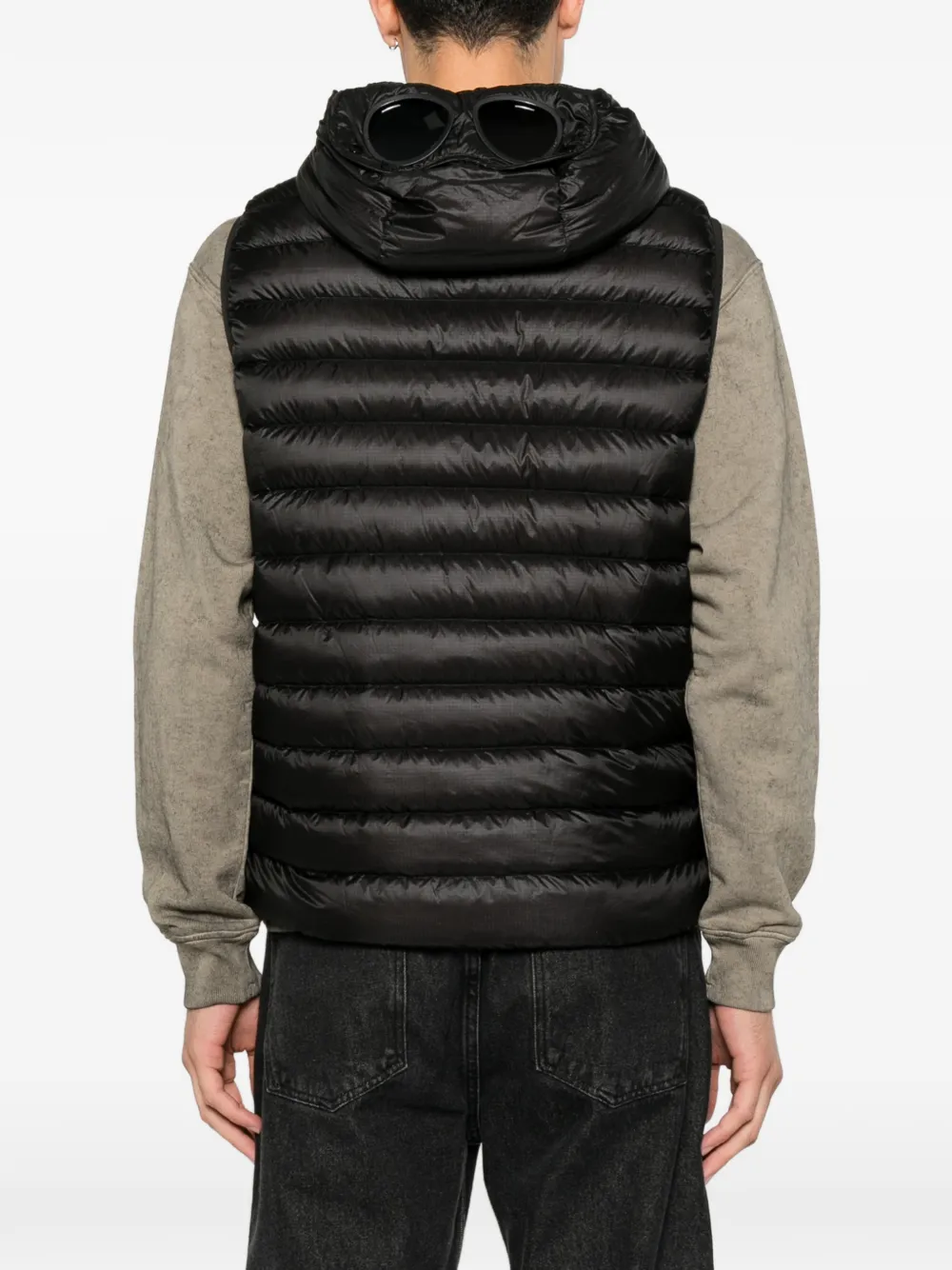 C.P. Company DD Shell bodywarmer met voorzakken Zwart