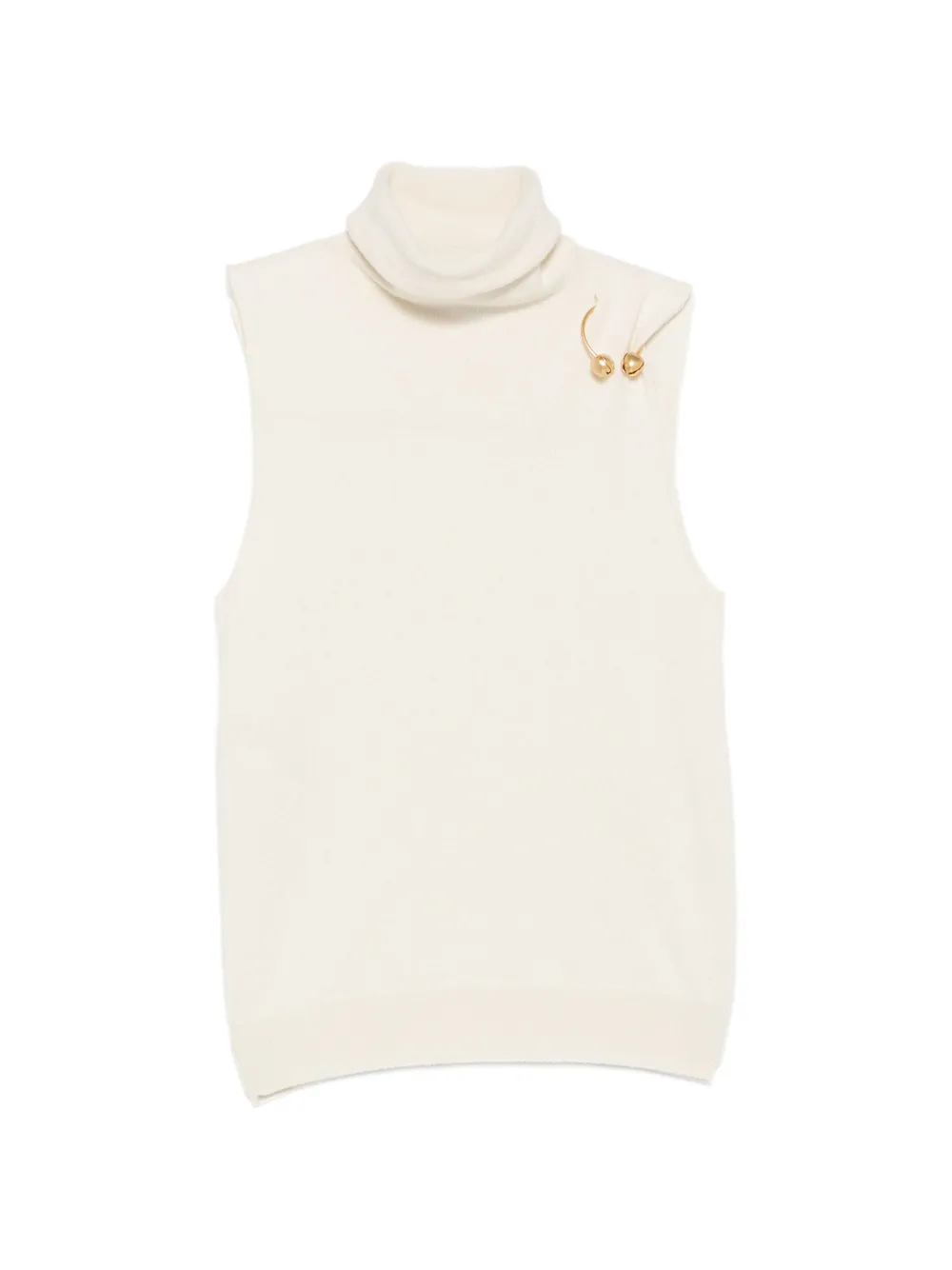 Alberta Ferretti turtleneck top - Bianco