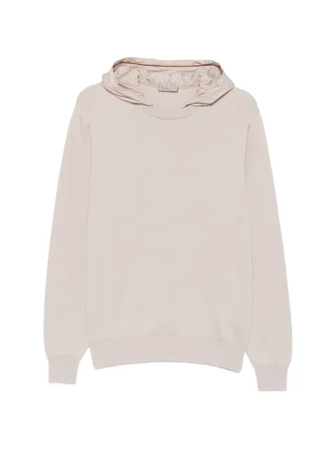 Herno hooded cotton sweater