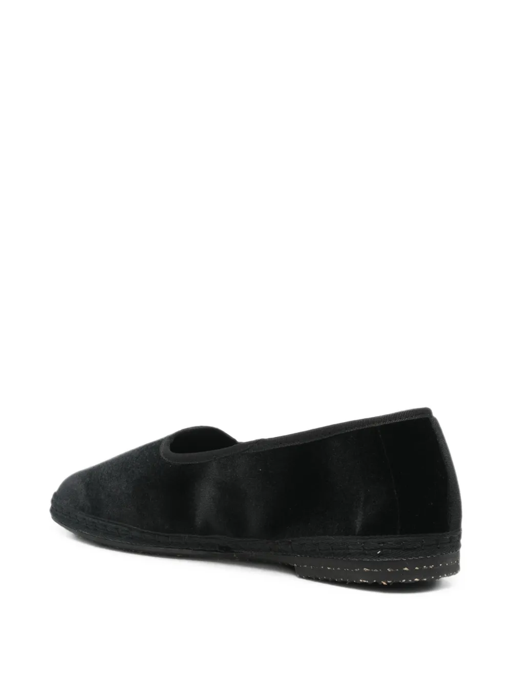 Manebi Friulana velvet espadrilles Zwart