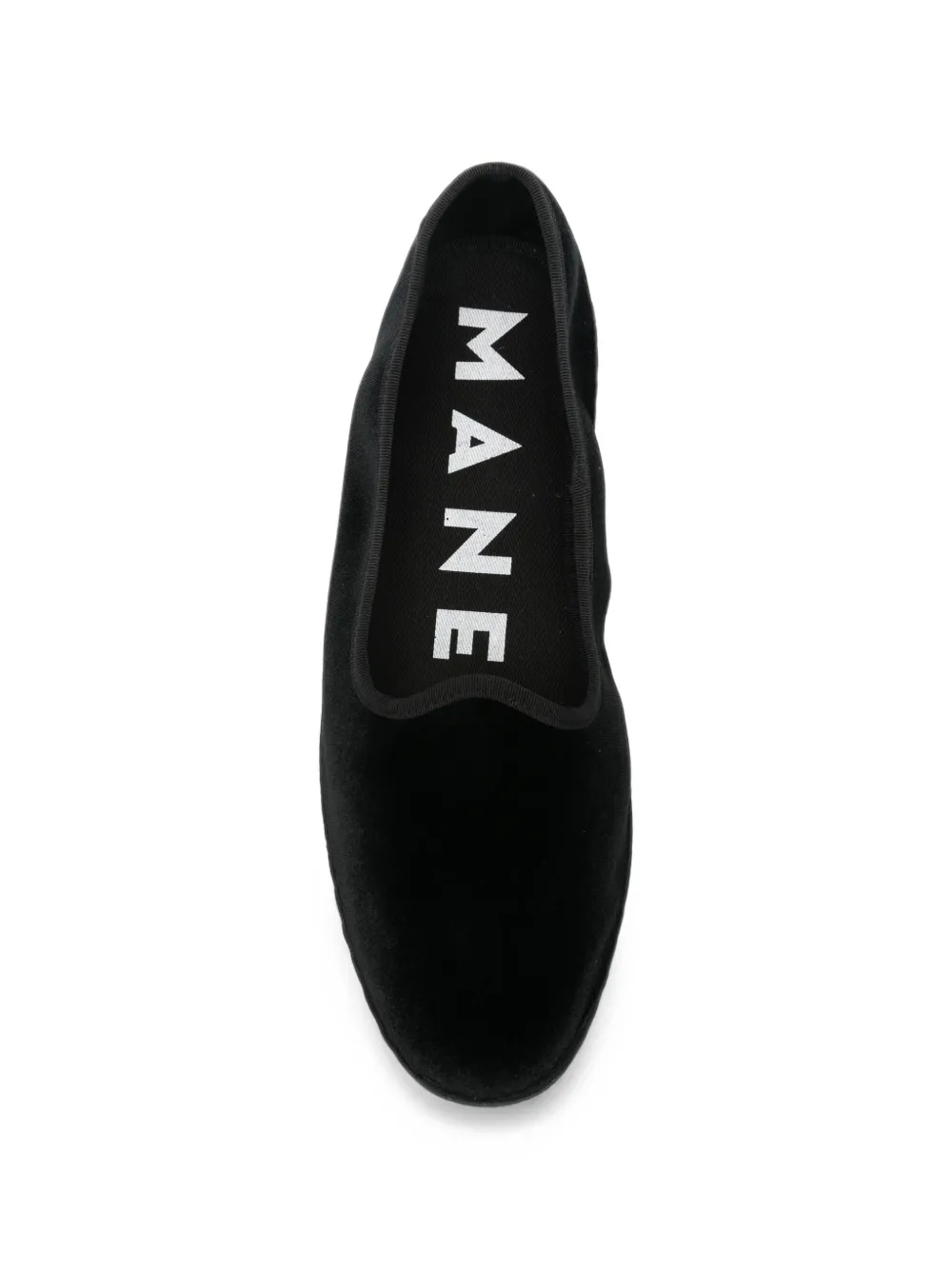 Manebi Friulana velvet espadrilles Zwart