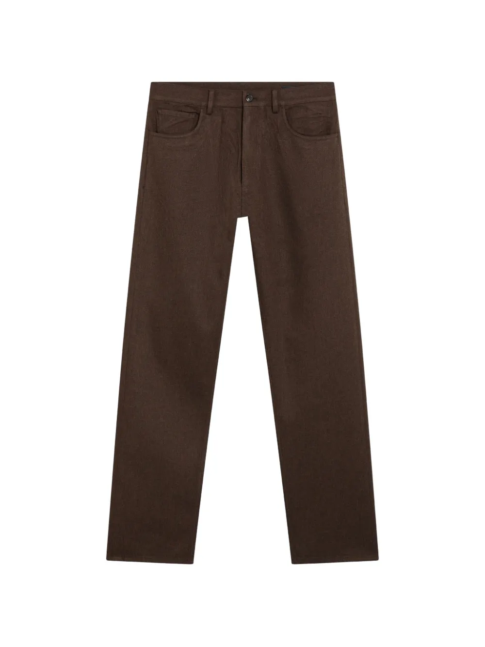Prada straight-leg five-pocket trousers - Marrone